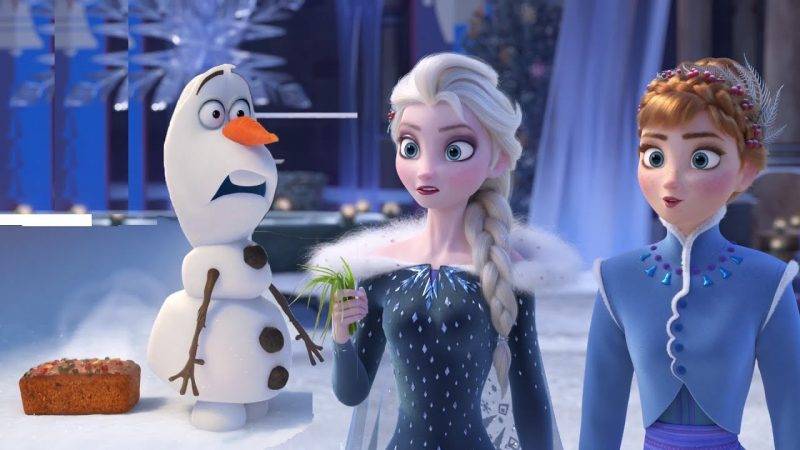 花木蘭 Olaf為Elsa和Anna收集聖誕最好的禮物。