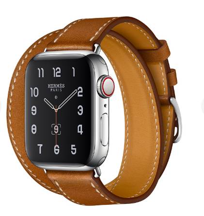 Apple Watch Apple Watch Hermès (不鏽鋼錶殼；Double Tour 錶帶) –Fauve 棕色