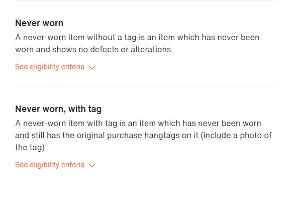 CHANEL 略為遜色或有較多損壞等則被評為「Never worn, with tag」