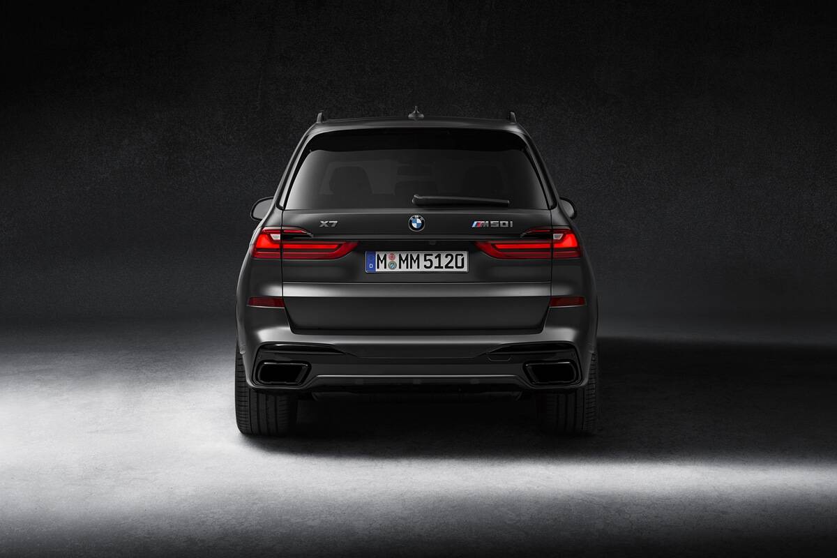 BMW X7推出型格黑版！全球限量500架BMW X7 Dark Shadow Edition
