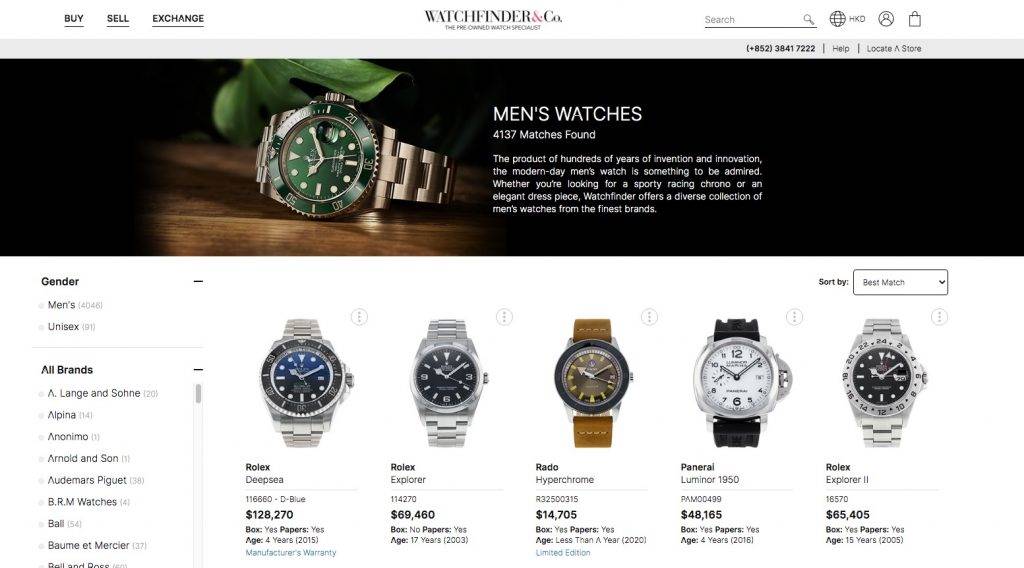 3大世界二手錶網店推薦！買賣Rolex Daytona、Submariner邊度最好？
