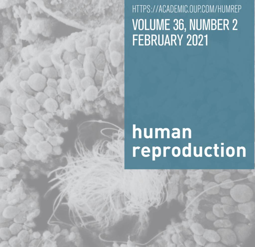 新冠肺炎 《Human Reproduction》Cover