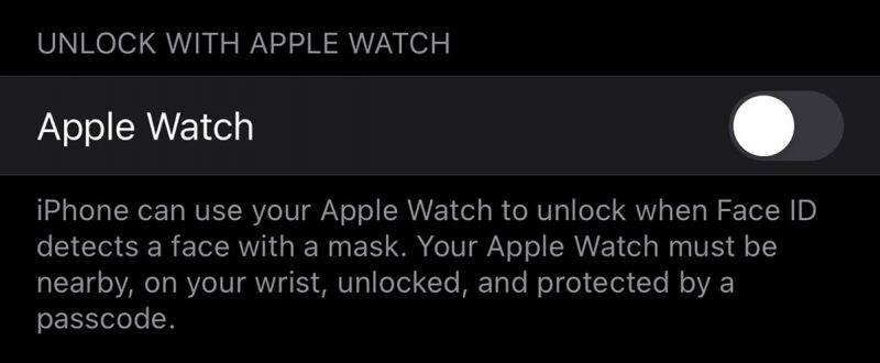 apple ios ipados unlock apple watch