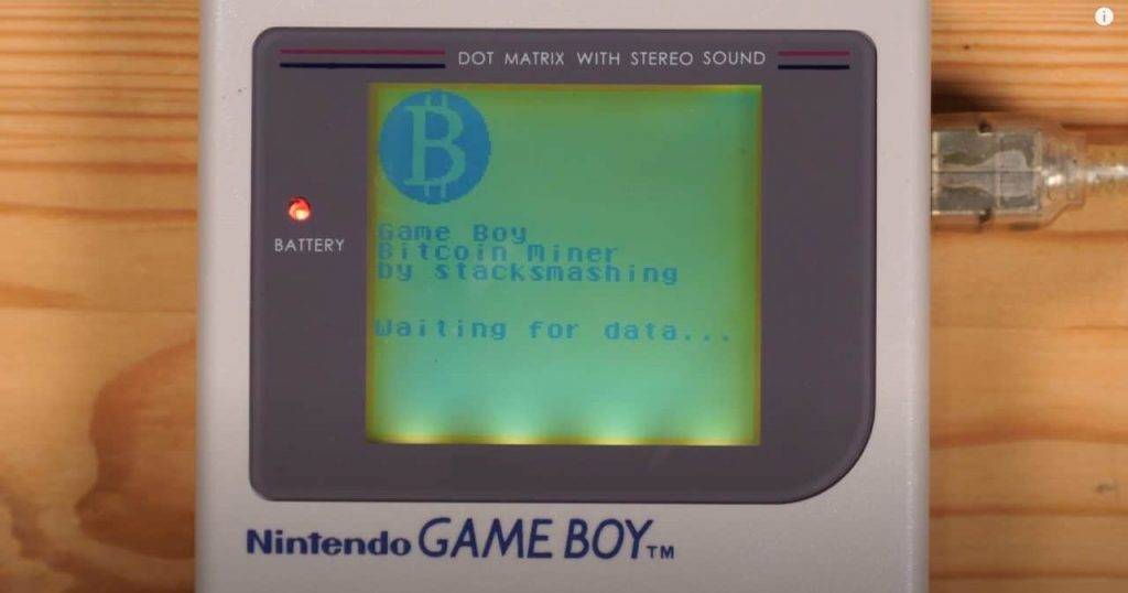 【Gameboy】神人成功改造GameBoy成挖礦機！