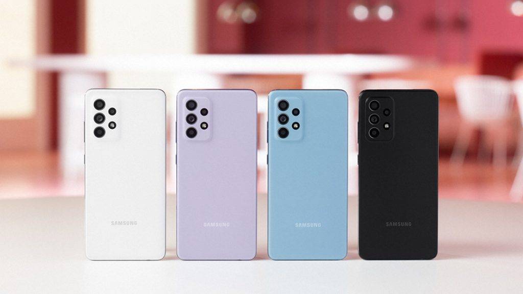  【Samsung】A52有四款顏色可供選擇。