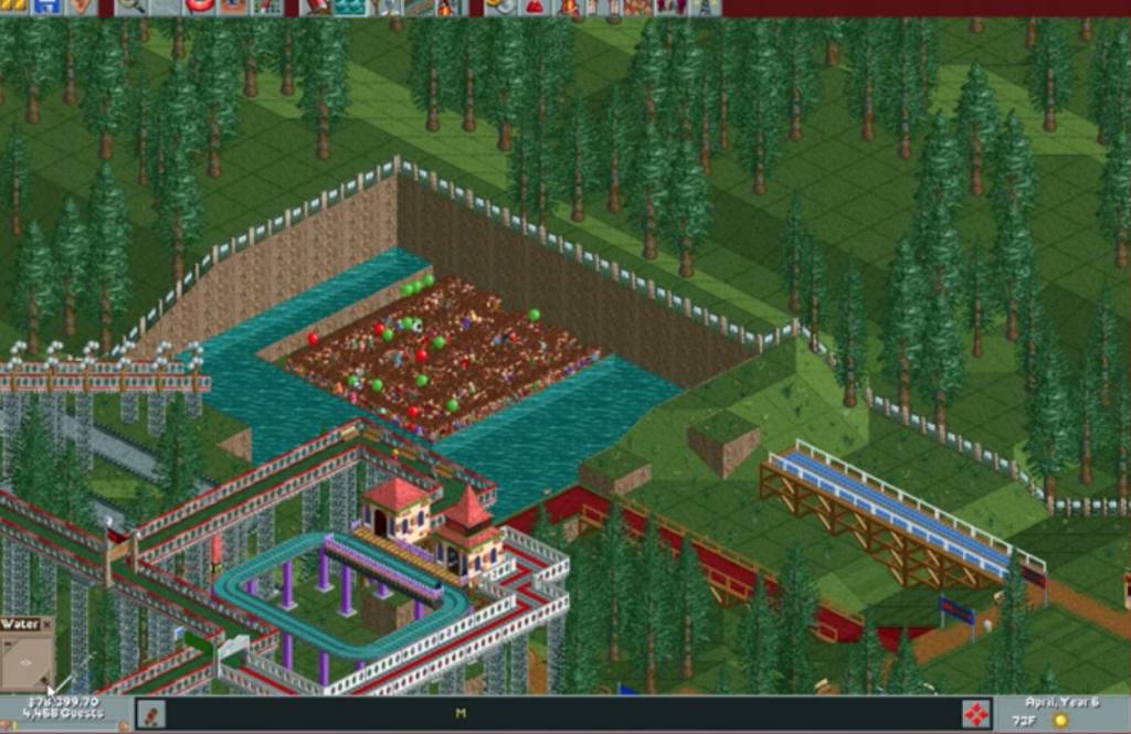 【模擬樂園】最痴線玩法 1.千人水葬場。（圖片來源：遊戲影片截圖）