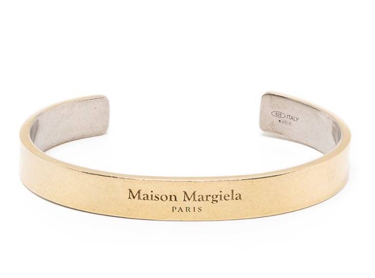 母親節禮物 Maison Margiela logo embossed cuff