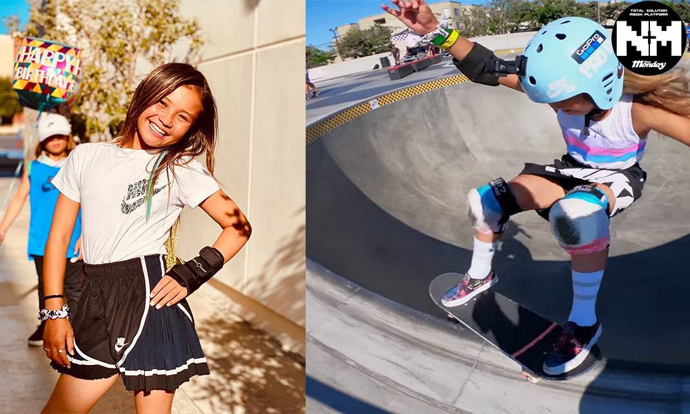 東京奧運｜少女Sky Brown靠YouTube自學滑板曾失手致頭顱骨骨裂 年僅13歲代表英國出戰！