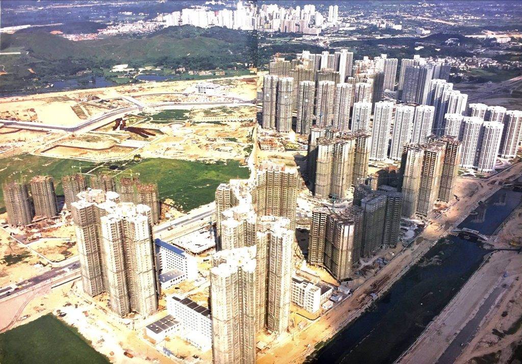 1991年天水圍新市鎮發展時候的相片。