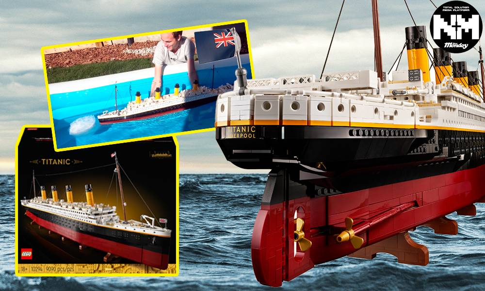 LEGO｜10294 鐵達尼號逾9,000粒磚 砌成史詩級龐大體積 究竟隻船仲浮唔浮到水？