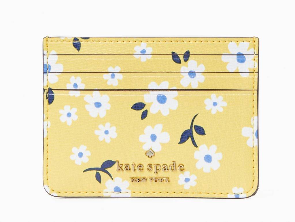 Kate Spade Darcy Fleurette Toss
 Small Slim Cardholder $490
