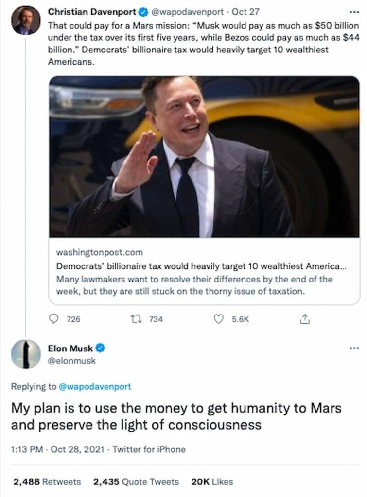 （圖片來源：Twitter@Elon Musk）