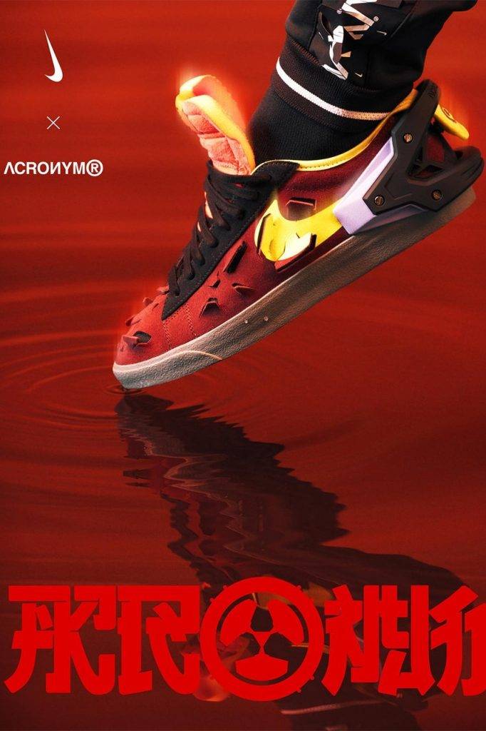 情侶波鞋 今次Arcoym與Nike聯乘推出Blazer。