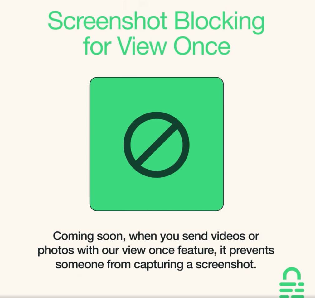 WhatsApp 新功能將禁止「一次性」圖片截圖，以保障私隱性問題。