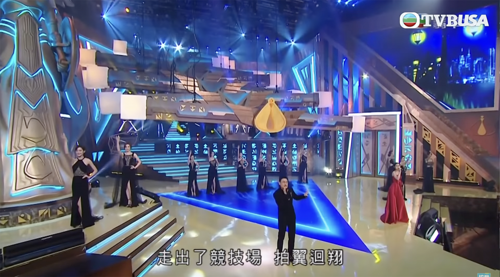 曾志偉 四大天王 港姐2022 連唱四首，觀眾聽出耳油。