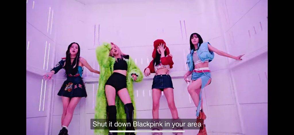 BLACKPINK 《Shut Down》MV電梯場景的一幕。