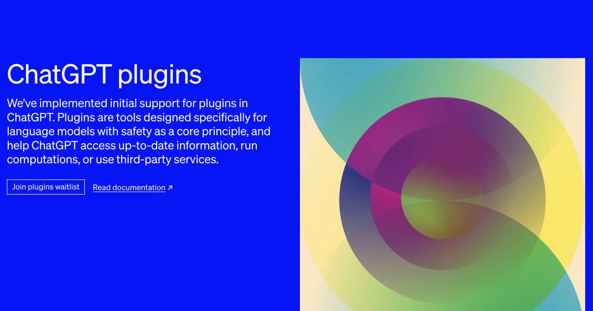 ChatGPT plugins免費官方外掛推出！申請安裝+使用功能教學