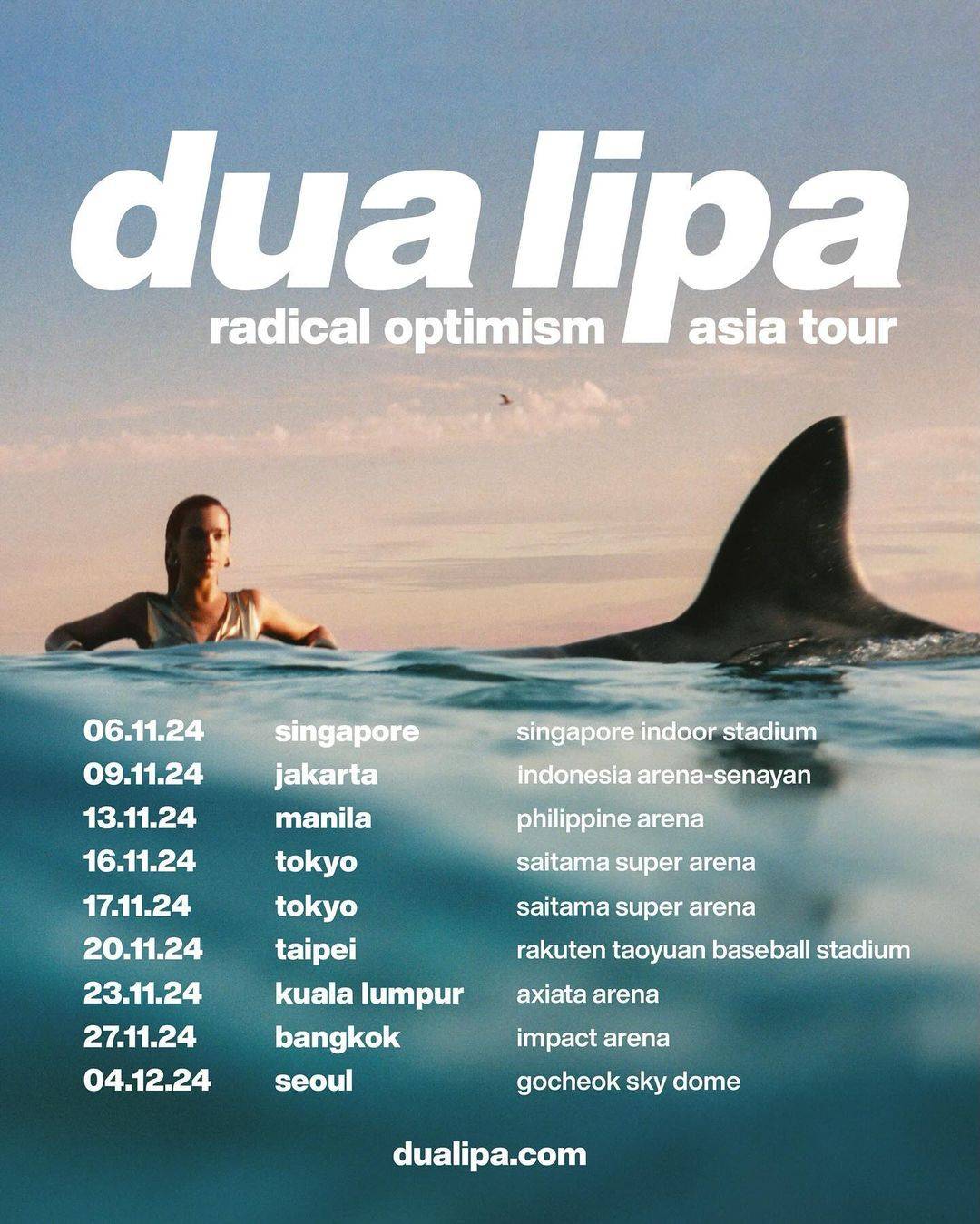 天后DUA LIPA亞洲巡唱「RADICAL OPTIMISM ASIA TOUR」開展 流行娛樂 新Monday