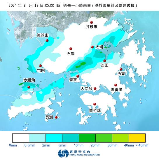 黃色暴雨警告現正生效！天文台最新天氣警告資料