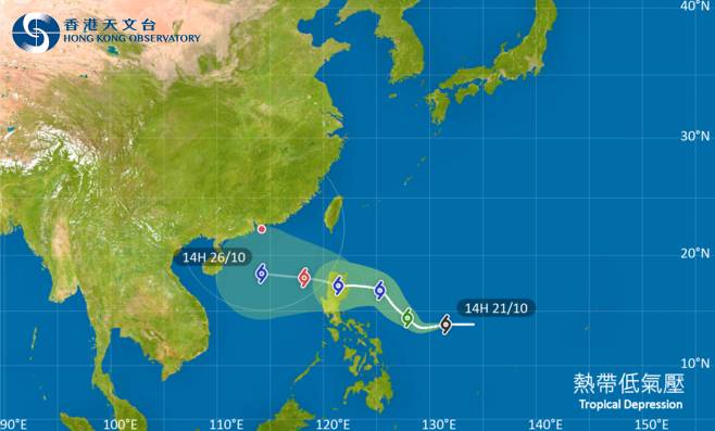 外遊注意！颱風熱帶低氣壓影響菲律賓 最新路徑圖/航班資訊/旅遊保險一文睇