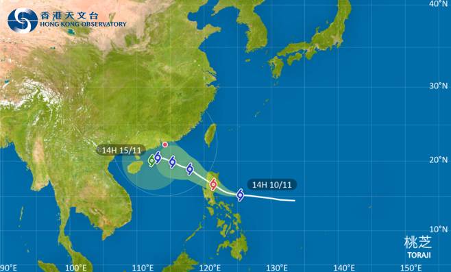 外遊注意！颱風桃芝影響呂宋 最新路徑圖/航班資訊/旅遊保險一文睇