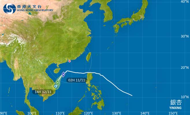 外遊注意！颱風銀杏影響海南島 最新路徑圖/航班資訊/旅遊保險一文睇