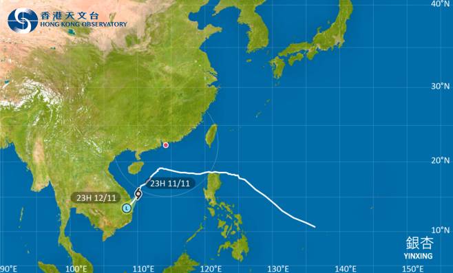 外遊注意！颱風銀杏影響越南 最新路徑圖/航班資訊/旅遊保險一文睇