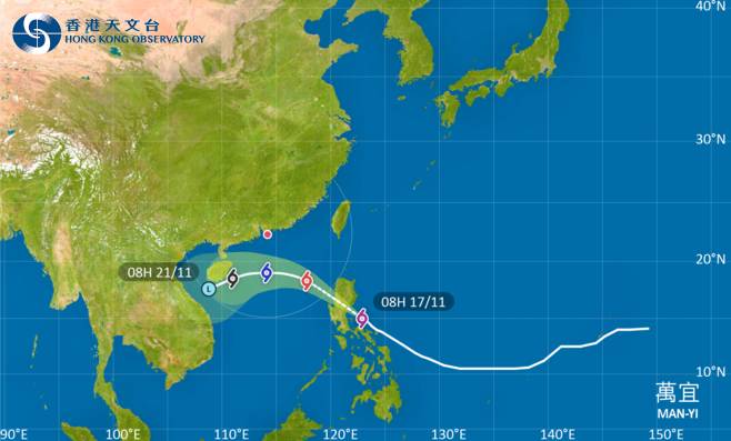 外遊注意！強颱風萬宜影響呂宋 最新路徑圖/航班資訊/旅遊保險一文睇