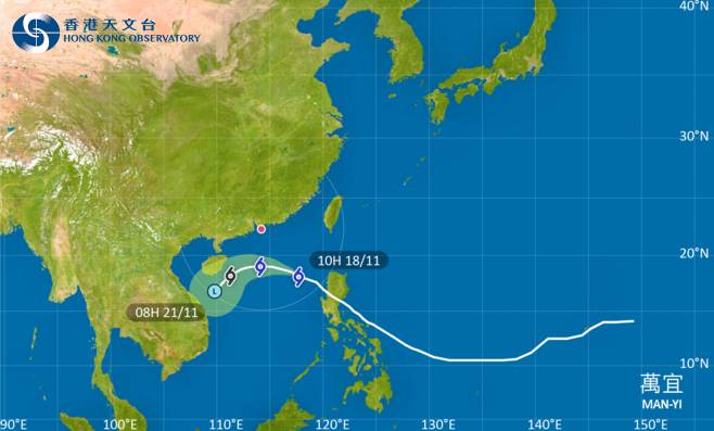 外遊注意！颱風萬宜影響海南島 最新路徑圖/航班資訊/旅遊保險一文睇