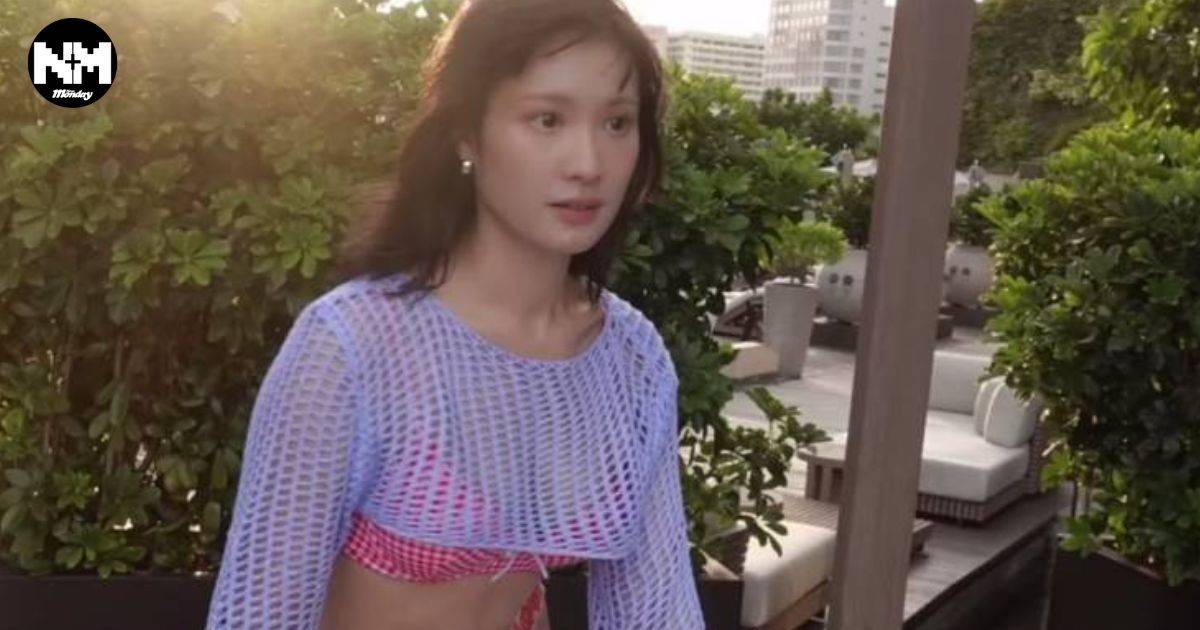 石修新抱林佑蔚泳裝照高衩下身幾乎走光！網民：係咁挑機