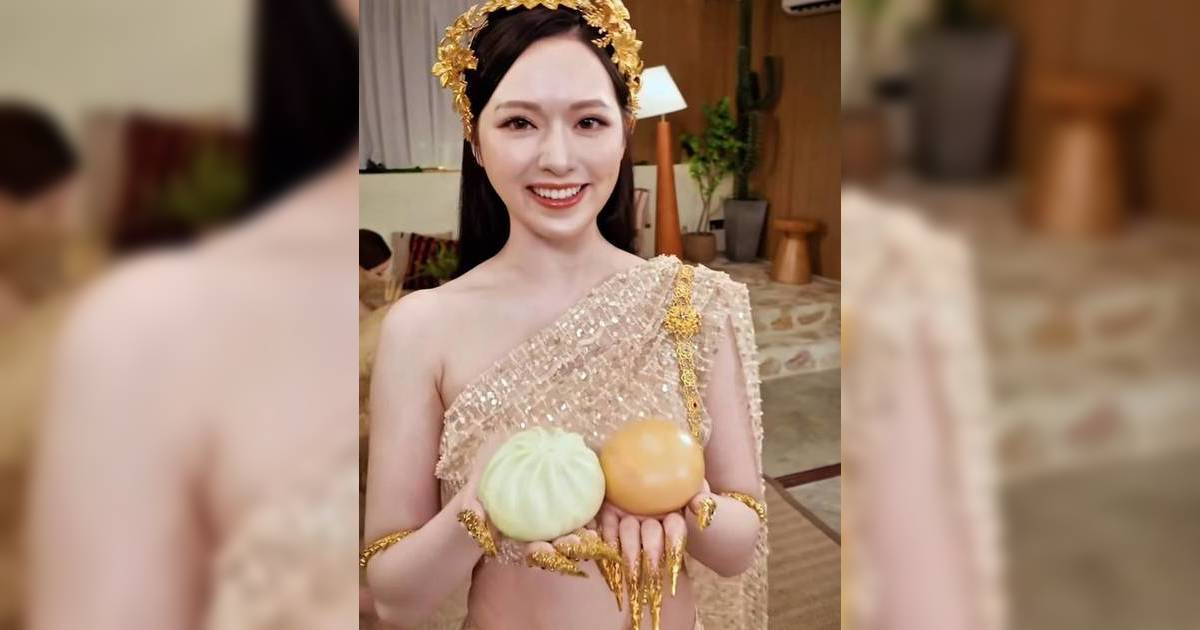 馮盈盈潑水節女神造型上陣「賣大包」 自爆超緊張連腳趾都唔可以鬆懈