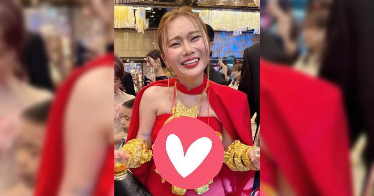 譚杏藍結婚｜婚禮後補擺酒盛況曝光 掛滿龍鳳鈪閃爆出嫁勁富貴