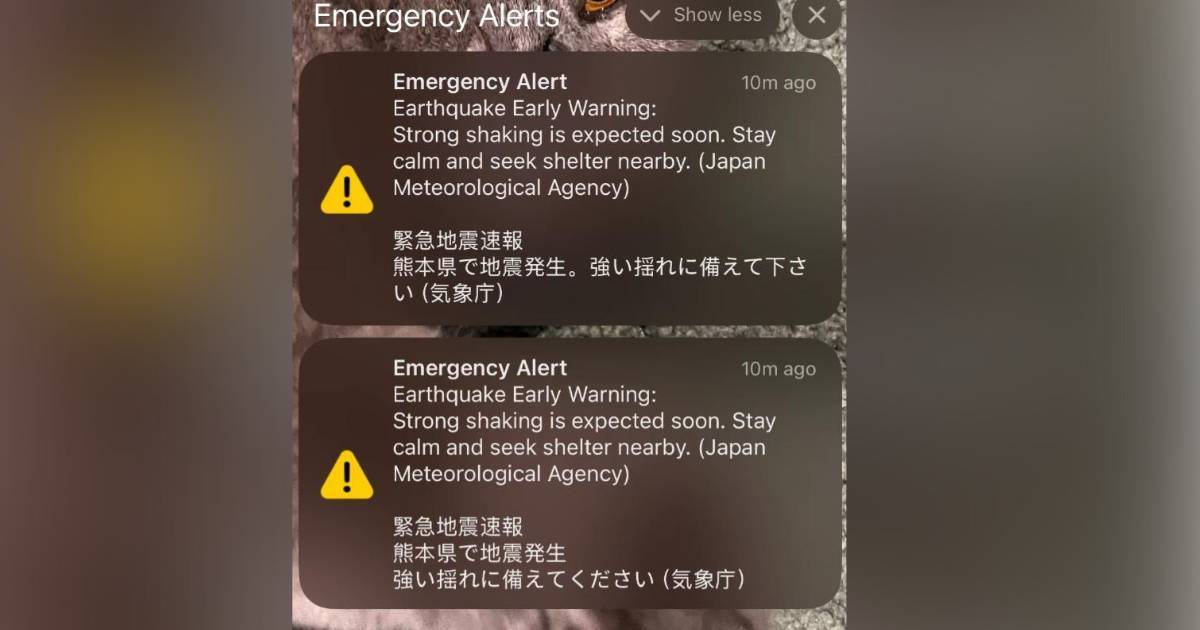 旅遊遇上地震點樣算？ 一文學識 iOS/Android/華為手機「地震預警」功能