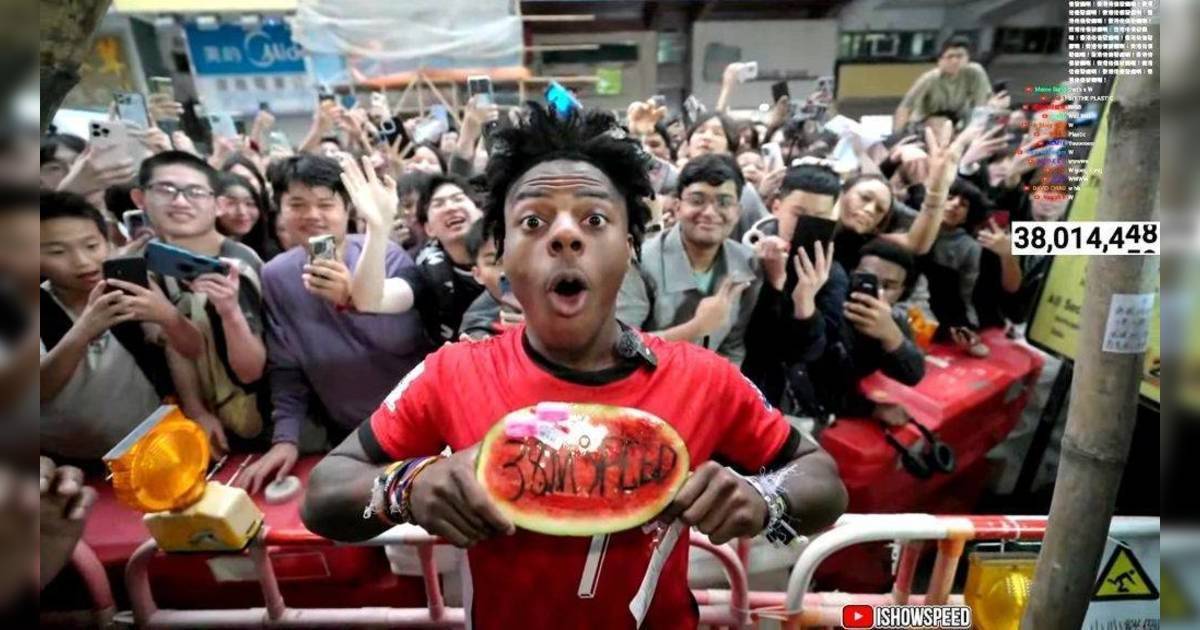 IShowSpeed是誰？　香港行程轟動網絡　黑人網紅訪港衝3,800萬訂閱