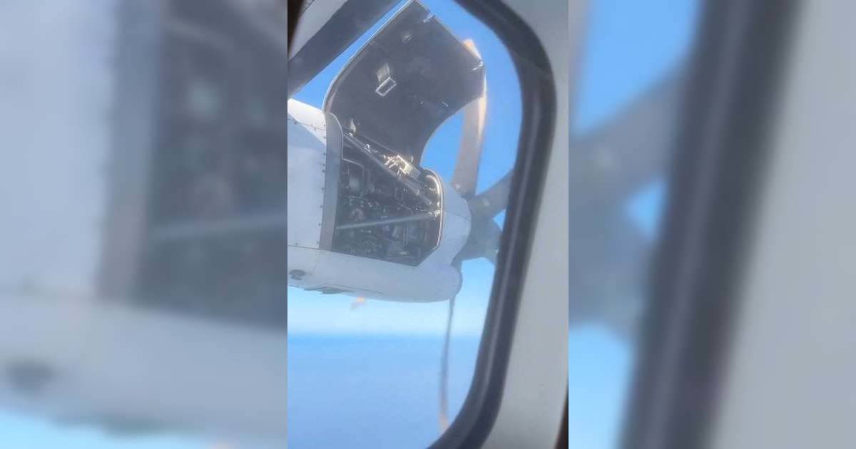 乘客半空中驚見引擎罩飛起　緊急折返高雄國際機場　驚悚畫面曝光！