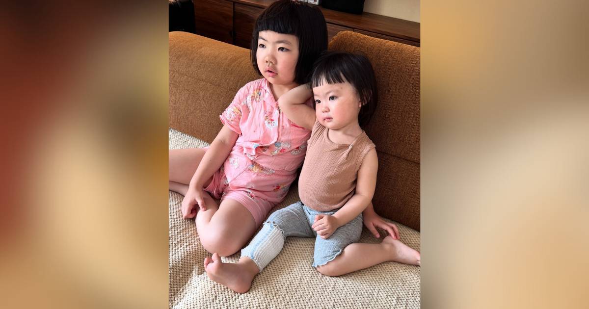 Lucy2歲妹李斐斐右腳離奇骨裂　李璨琛太太心痛透露Sucy最新病況
