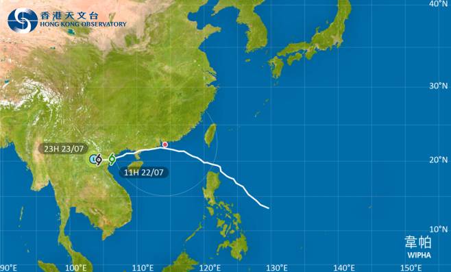 外遊注意！颱風韋帕影響越南 最新路徑圖/航班資訊/旅遊保險一文睇