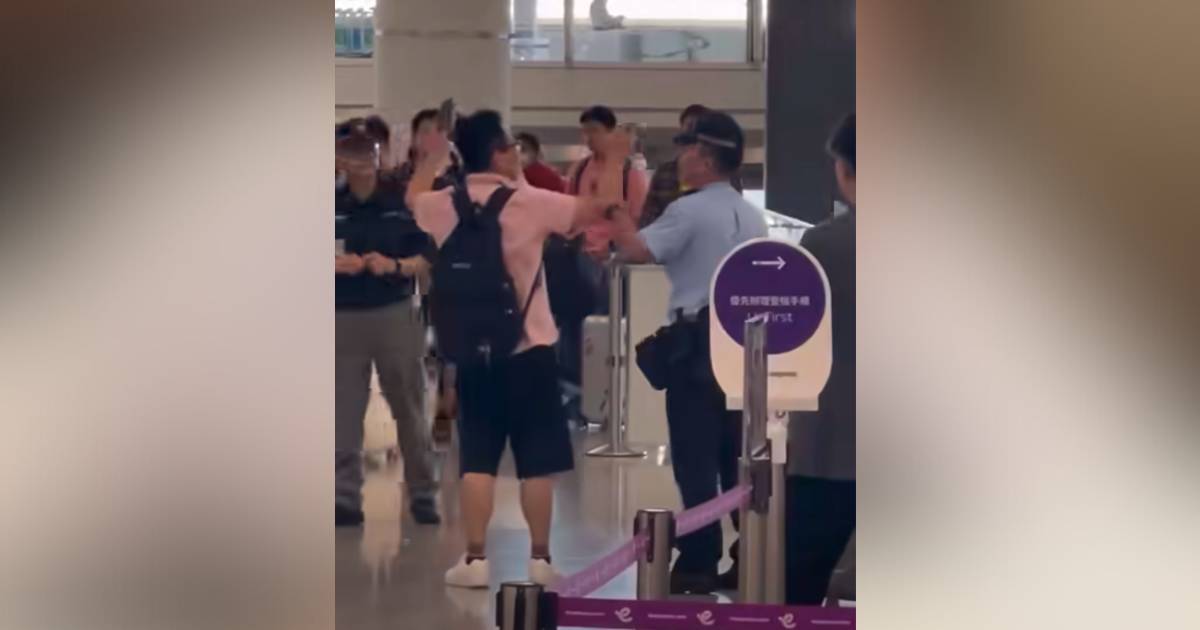 有片！Polo男飛大阪遲到被拒Check-in　大鬧香港快運驚動警察