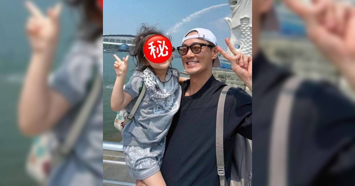 林峯5歲愛女正面樣貌激罕曝光 靚樣似足爸爸獲讚基因超強大！