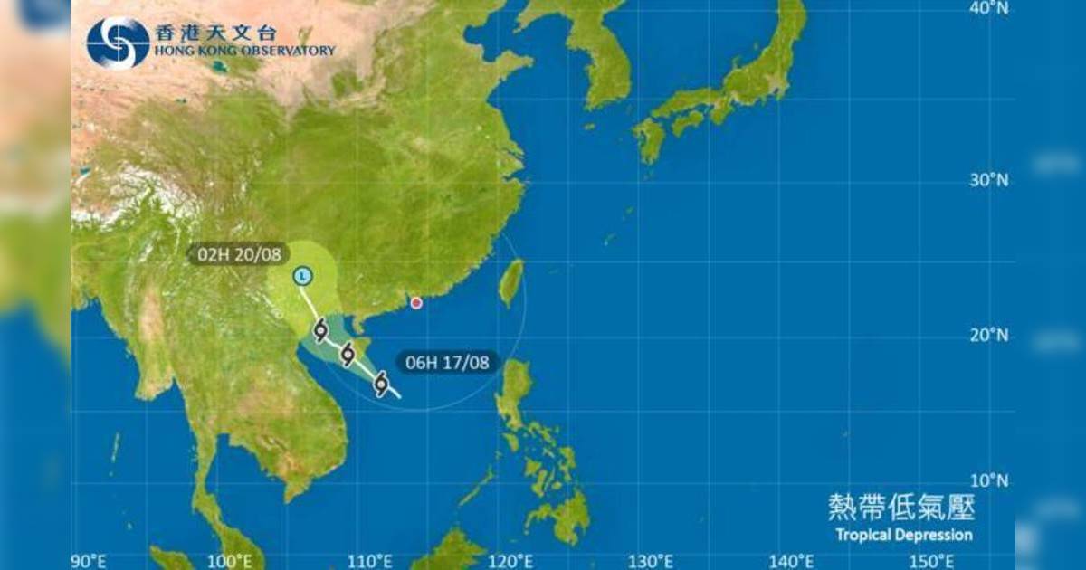 外遊注意！颱風熱帶低氣壓影響海南島 最新路徑圖/航班資訊/旅遊保險一文睇