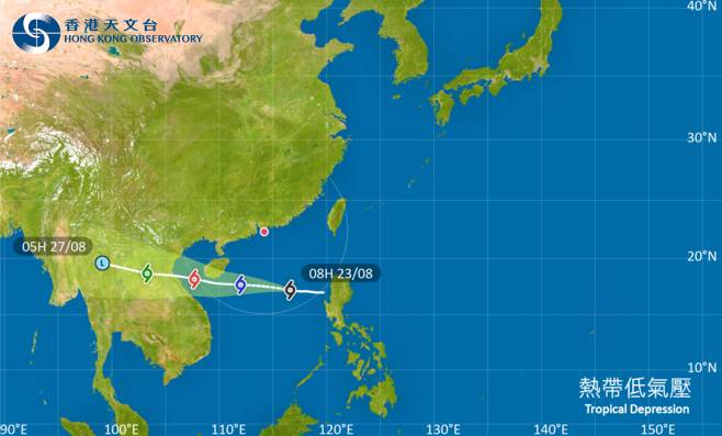 外遊注意！颱風熱帶低氣壓影響海南島 最新路徑圖/航班資訊/旅遊保險一文睇