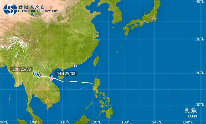 外遊注意！強颱風劍魚影響越南 最新路徑圖/航班資訊/旅遊保險一文睇