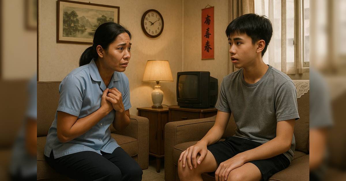 外傭向僱主14歲兒子表白兼問1事 港爸發帖求助 網民揭攻心計 建議港爸咁做