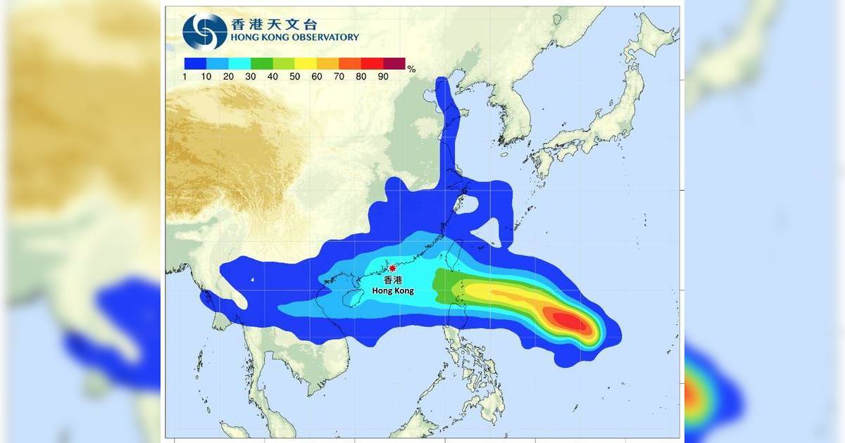 打風｜天文台料有結構巨型超強颱風生成 恐呢日登陸香港 附最新風暴路徑
