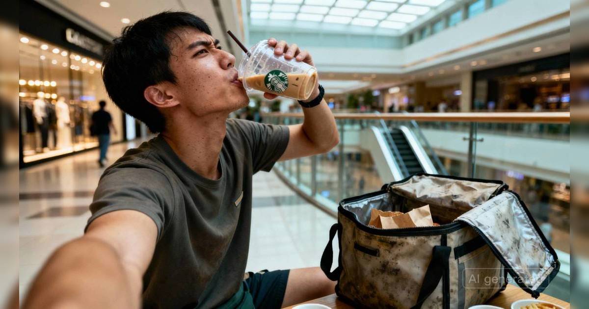 無品外賣步兵自爆偷食過程｜當眾開飲品「驗毒」再放上網！網民震怒：好嘔心