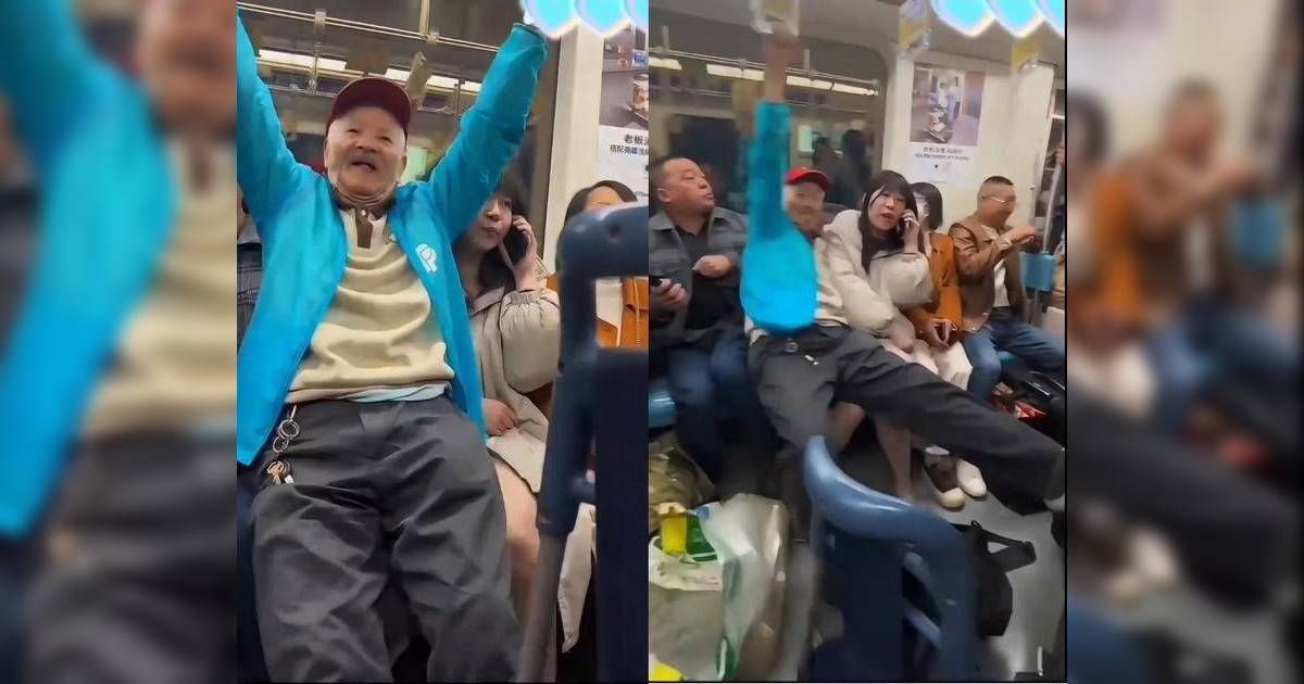 地鐵老人超得戚拒坐關愛座｜竟強行坐女乘客大腿上 乘客幫手都推唔走