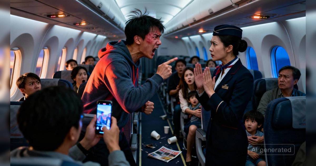 內地男為同女友坐大鬧機艙｜累全機折返東京！乘客慘呻「差半個鐘就到上海」