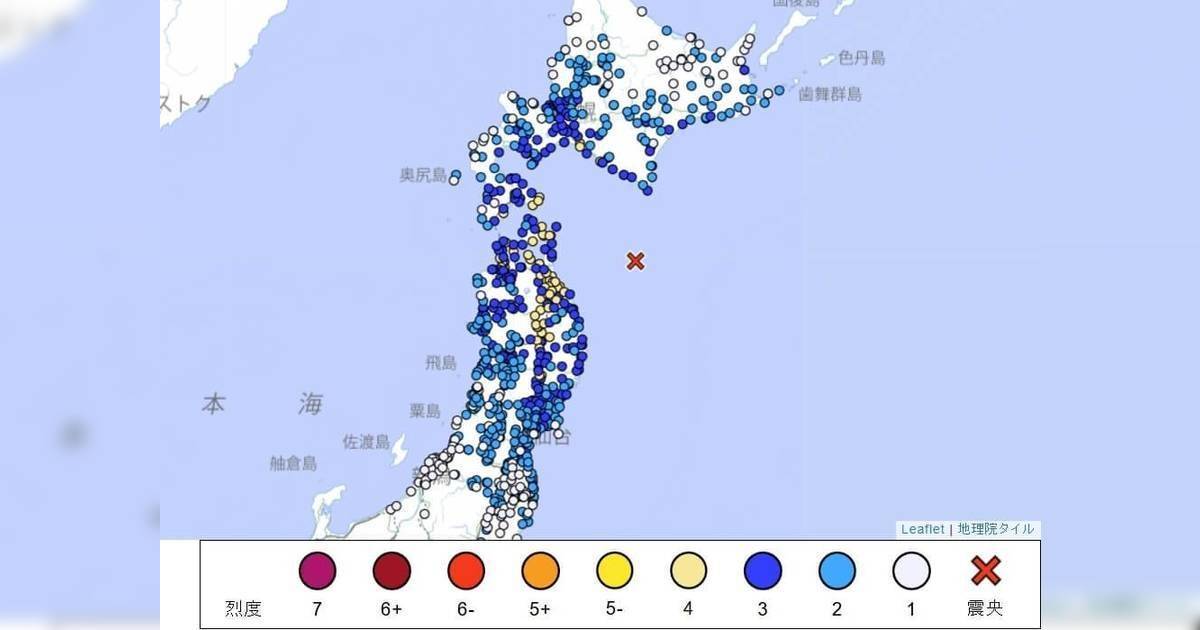 日本青森縣｜本月第2次強震6.7級！海嘯警報急發多地需避離