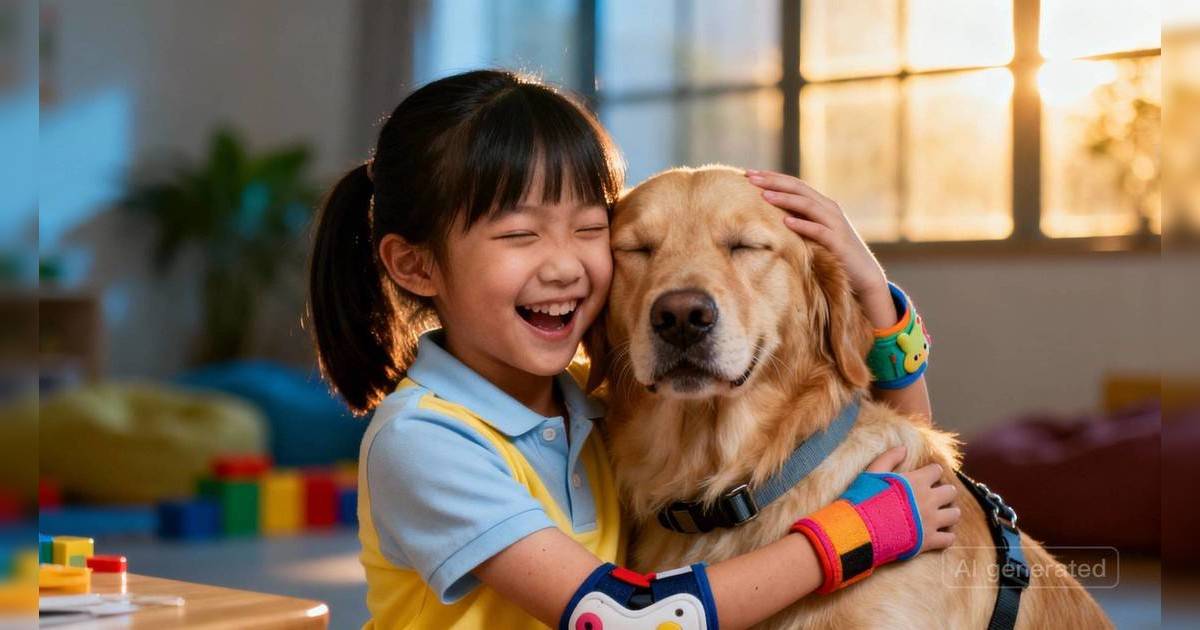 毛孩醫生突襲校園！｜助身障學童開金口講嘢 8歲女童一句話感動全網？