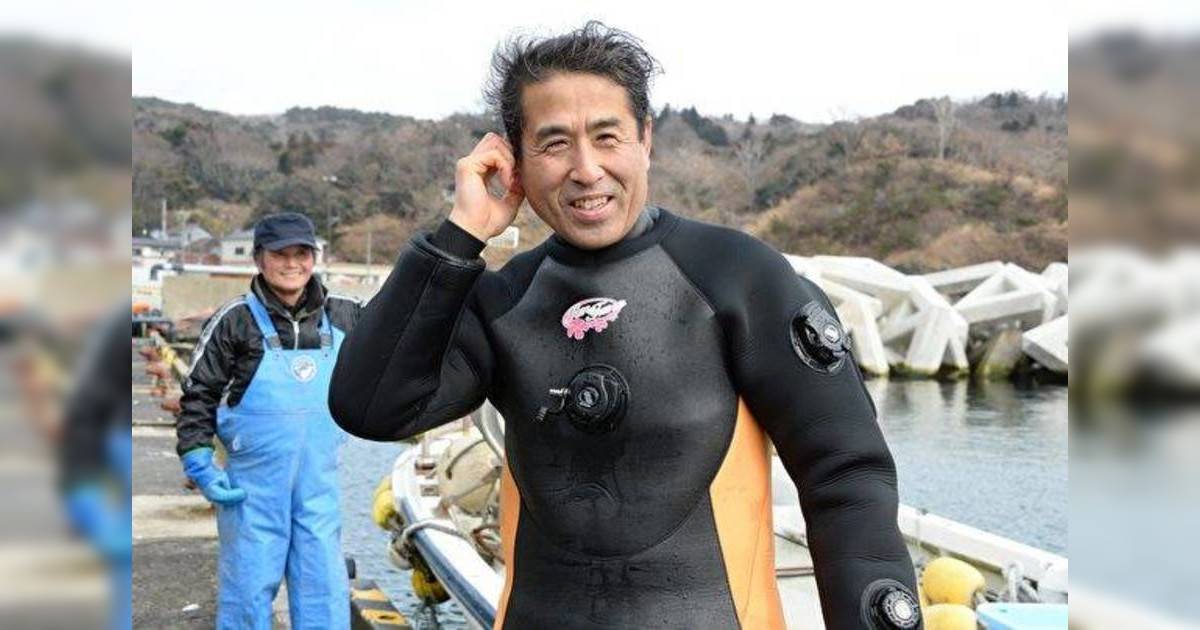 311大地震｜14年前愛妻留「一句話」後失蹤 日本男潛水超過600次尋妻